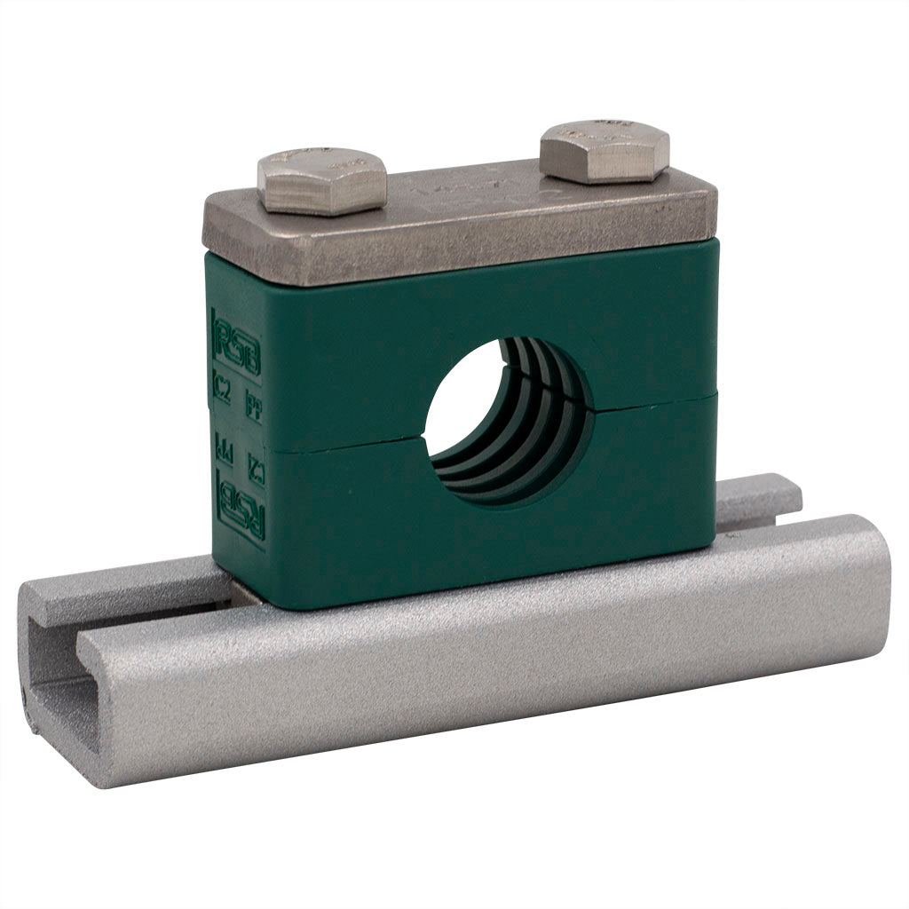 Heavy Series 316 Stainless Steel Rail Mount Clamp