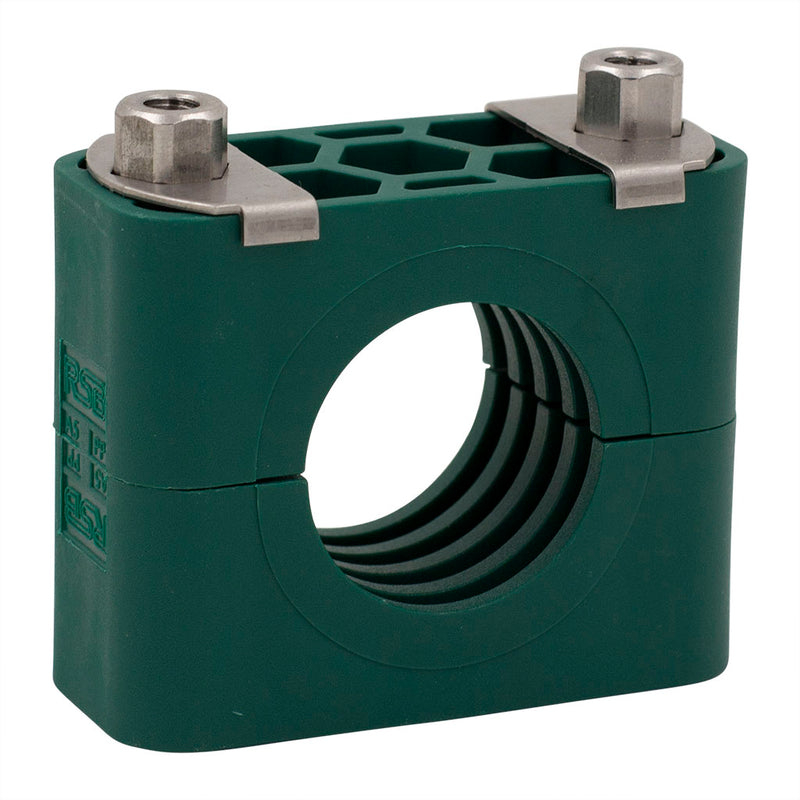 1-1/4" Pipe Clamp (1.65" I.D.) Light Series Stacking Kit 316 Stainless Steel Hardware