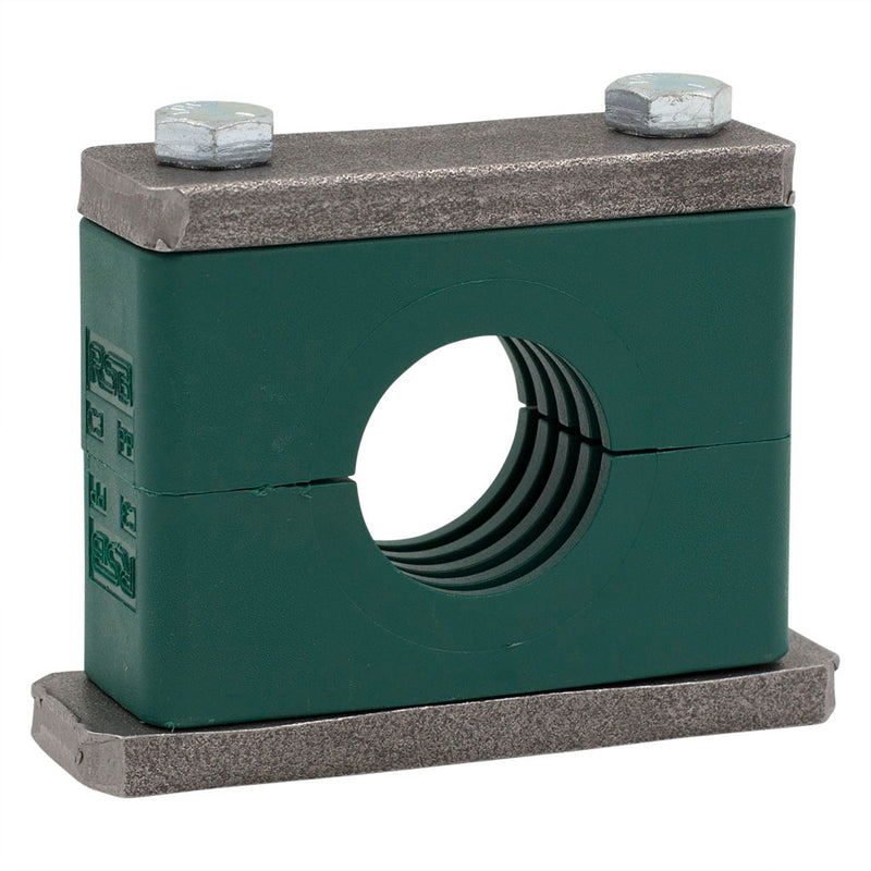 3/8" Pipe Clamp (0.67" I.D.) DIN 3015 Heavy Series Carbon Steel Hardware
