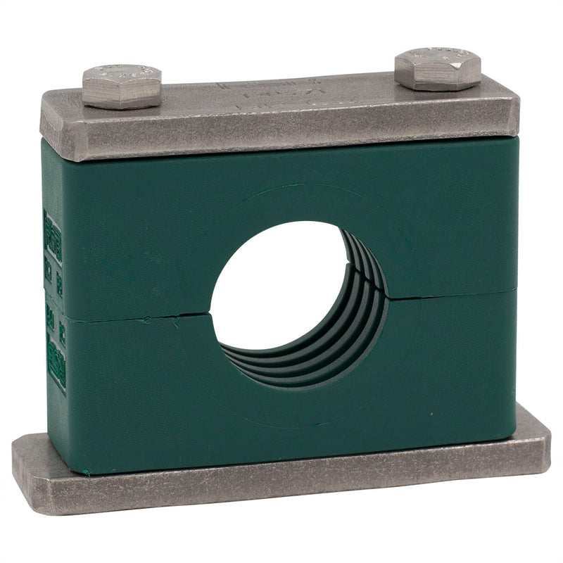1-1/4" Pipe Clamp (1.65" I.D.) DIN 3015 Heavy Series 316 Stainless Steel Hardware