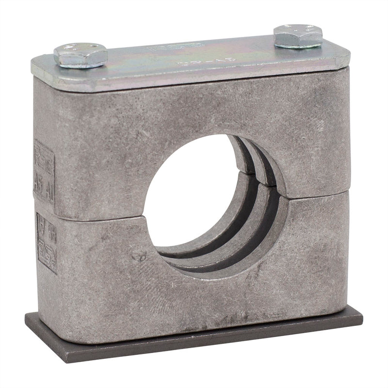1-1/2" Pipe Clamp (1.90" I.D.) Light Series Aluminum Body Carbon Steel Hardware